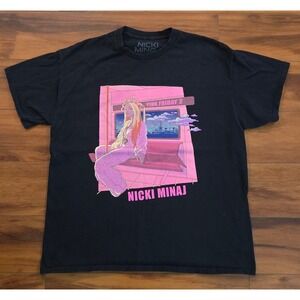Nicki Minaj Pink Friday 2 Subway T-Shirt Unisex L Official Merch Lo-Fi Cover Tee